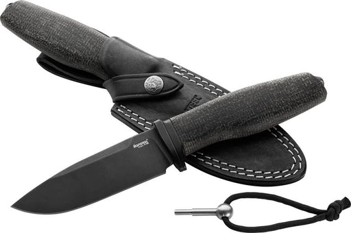 Lion Steel ACHA Fixed Blade Black [AH B BLB]