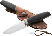Lion Steel ACHA Black Micarta (Black) (4.25") [AH BLB]