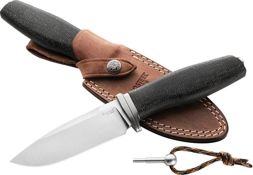 Lion Steel ACHA Black Micarta (Black) (4.25") [AH BLB]