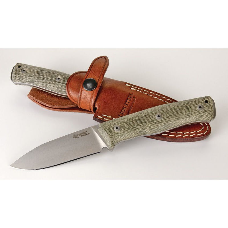 Lion Steel B35 Fixed Blade Micarta [B35 CVG]
