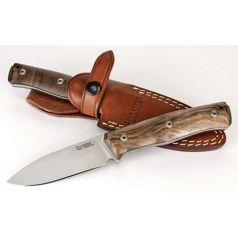 Lion Steel B35 Fixed Blade Walnut [B35 WN]