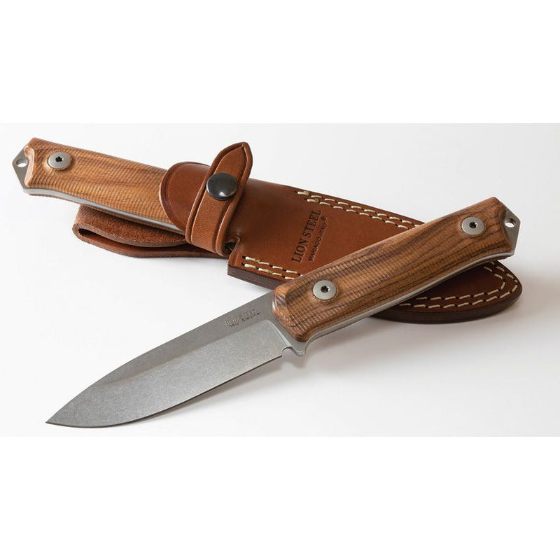 Lion Steel B41 Bushcraft Santos Wood [B41 ST]