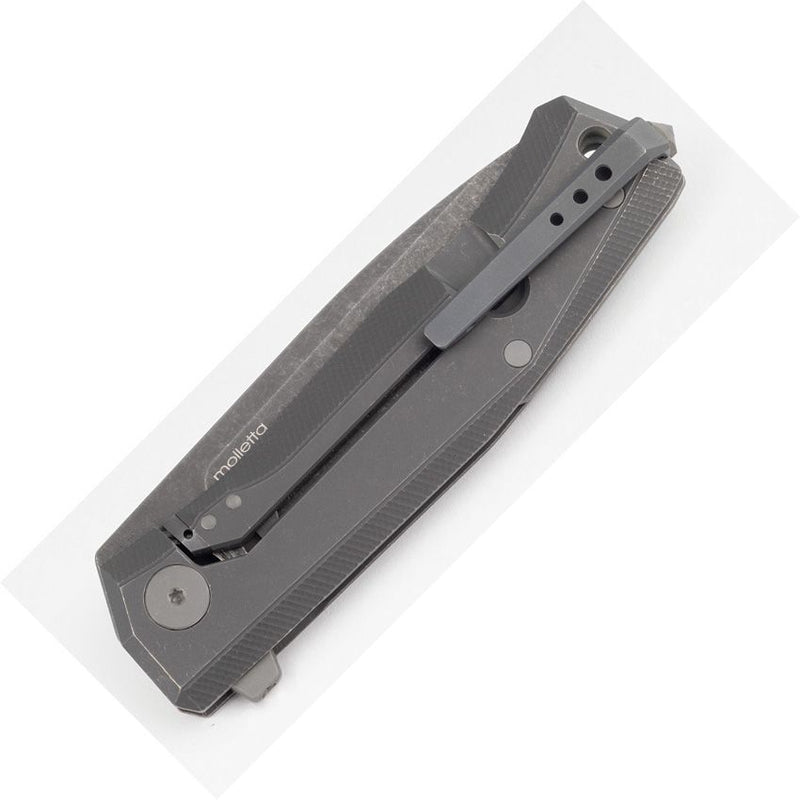 Lion Steel Myto Framelock Titanium Black [MT01B BW]