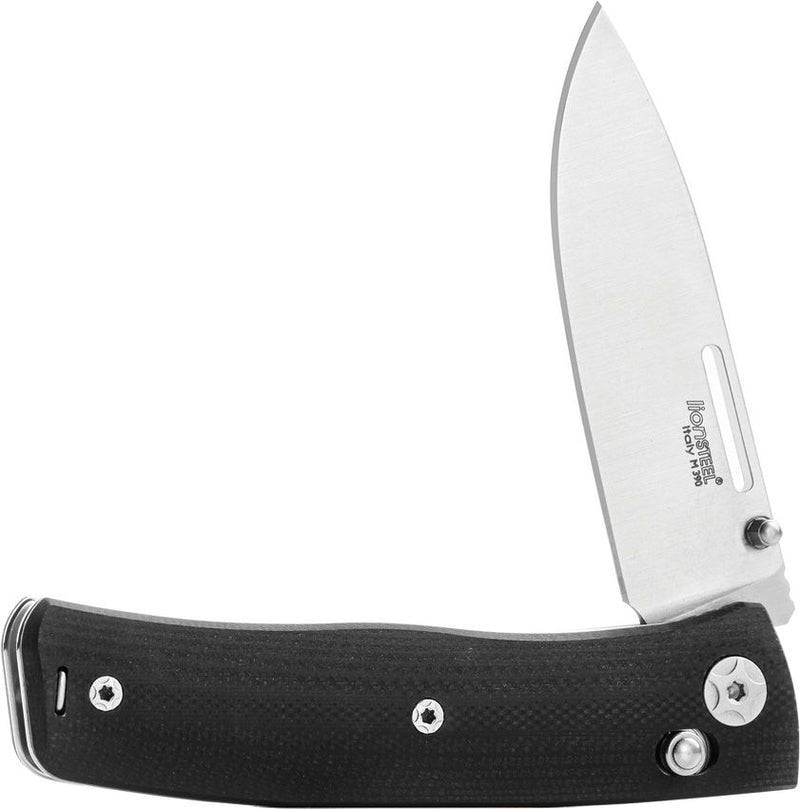 Lion Steel Nini 1 Crossbar Lock Blk G10 [NN1 GBK]