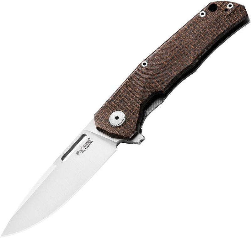 Lion Steel Q4TTRO Framelock GrnBurlap [Q4 BGR]
