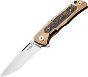 Lion Steel Q4TTRO Framelock Brn Ti [Q4 BR]
