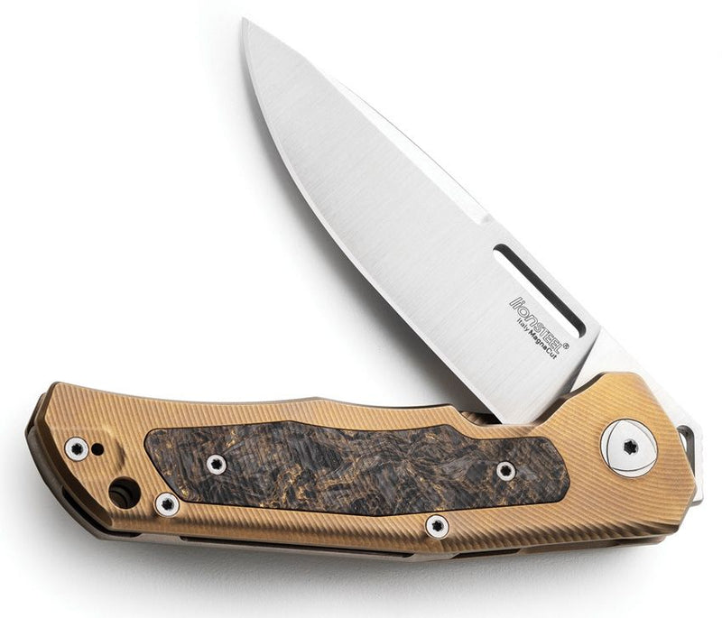 Lion Steel Q4TTRO Framelock Brn Ti [Q4 BR]