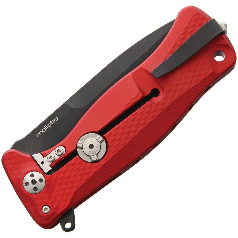 Lion Steel SR11 Black Red Framelock [SR11A RB]