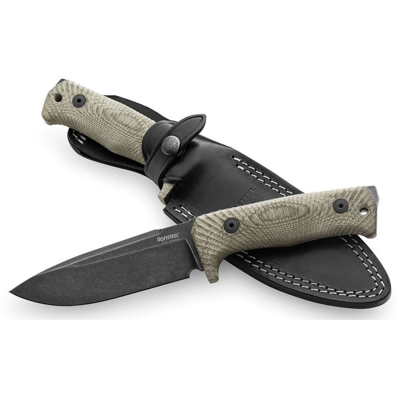 Lion Steel T5 Fixed Blade Black [T5B CVG]
