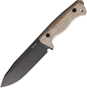 Lion Steel T6 Fixed Blade Black/Natural [T6B 3V CVN]