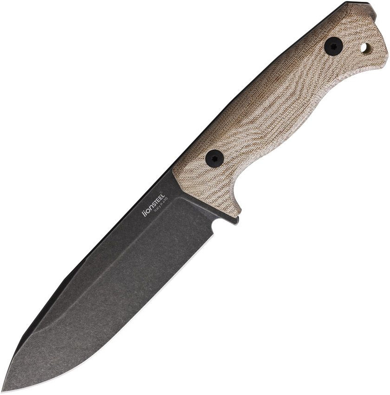Lion Steel T6 Fixed Blade Black/Natural [T6B 3V CVN]