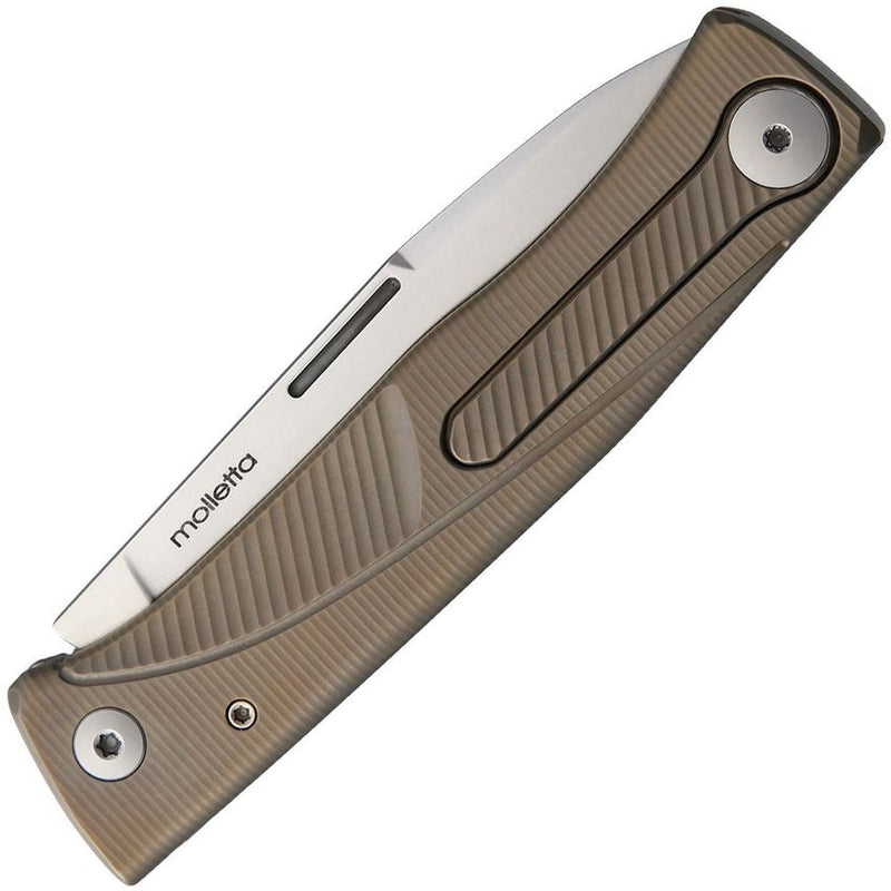 Lion Steel Thrill Slip Joint Brown Ti [TL BR]