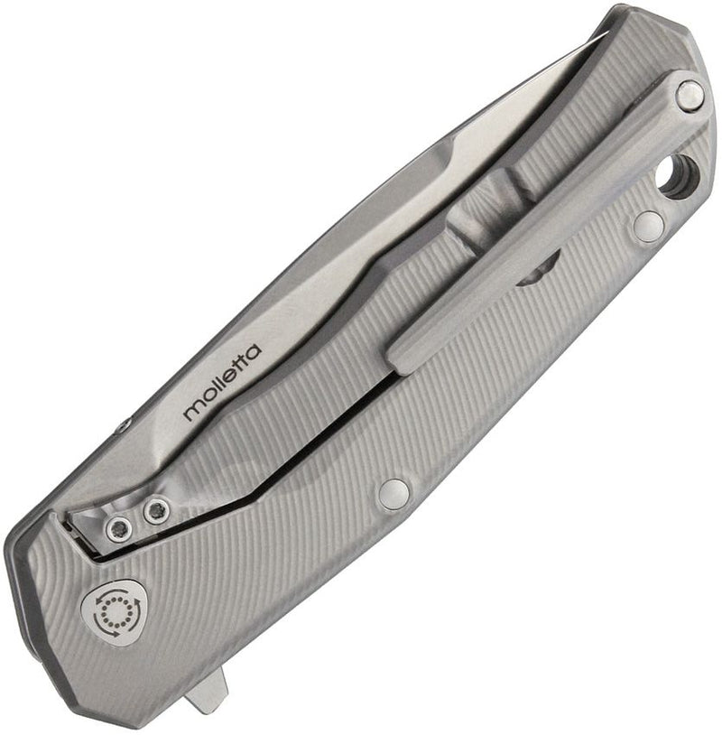 Lion Steel TRE Titanium Framelock Gray [TRE GY]