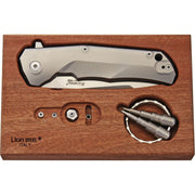 Lion Steel TRE Titanium Framelock Gray [TRE GY]