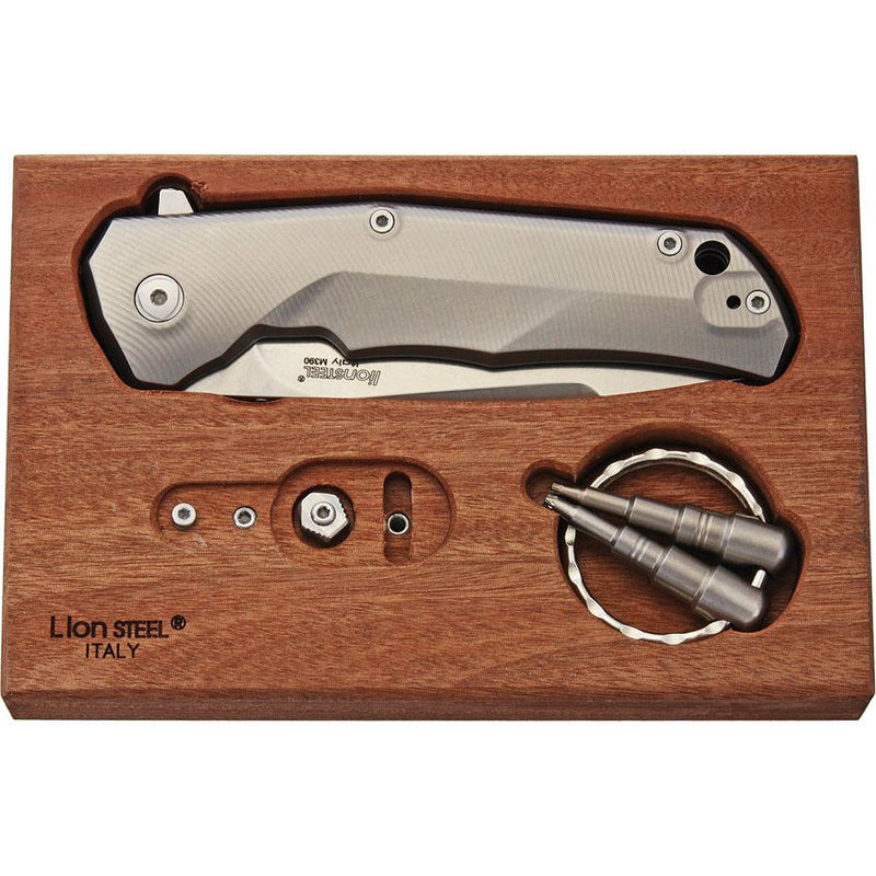 Lion Steel TRE Titanium Framelock Gray [TRE GY]