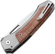 Lion Steel Twain Button Lock Nat Mic [TWGY CVN]