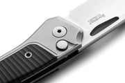 Lion Steel Twain Button Lock Blk G10 [TW GY GBK]