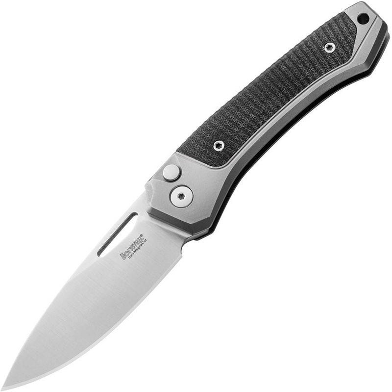 Lion Steel Twain Button Lock Blk G10 [TW GY GBK]