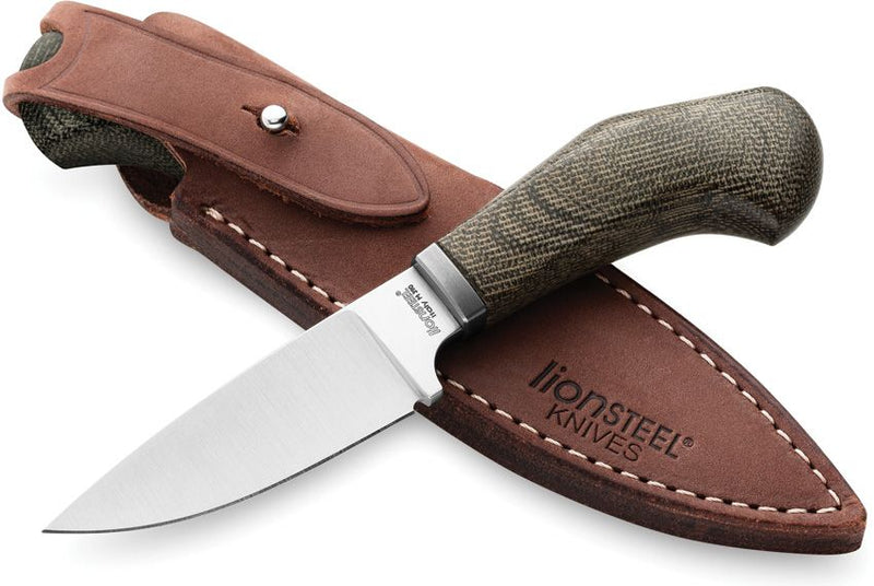 Lion Steel Willy Fixed Blade Green Canvas [WL1 CVG]