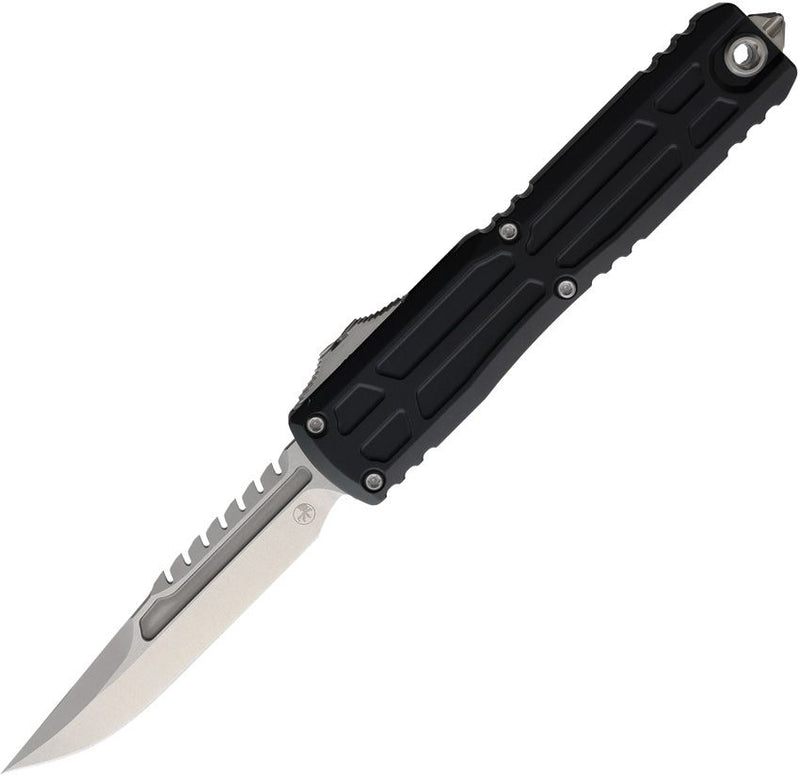 Microtech Auto Ultratech EX ZBP Black Aluminum Automatic Knife [1117EX-10S]