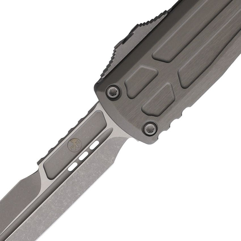 Microtech Auto Ultratech EX ZBP Gray Aluminum Automatic Knife [1120EX-10APNCS]