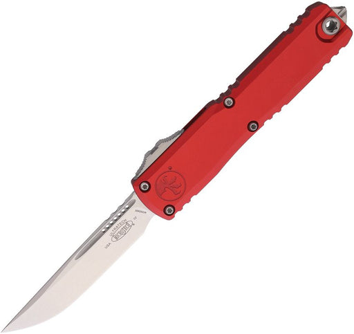 Microtech UTX-85 S/E Gen IV OTF Red (3.13" Stonewash) [11214-10RD]