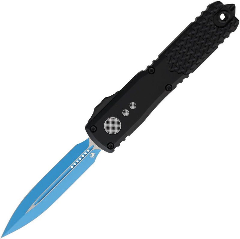 Microtech Auto Ultratech Gen IV D/E OTF Black Aluminum Automatic Knife [11224-1JK]