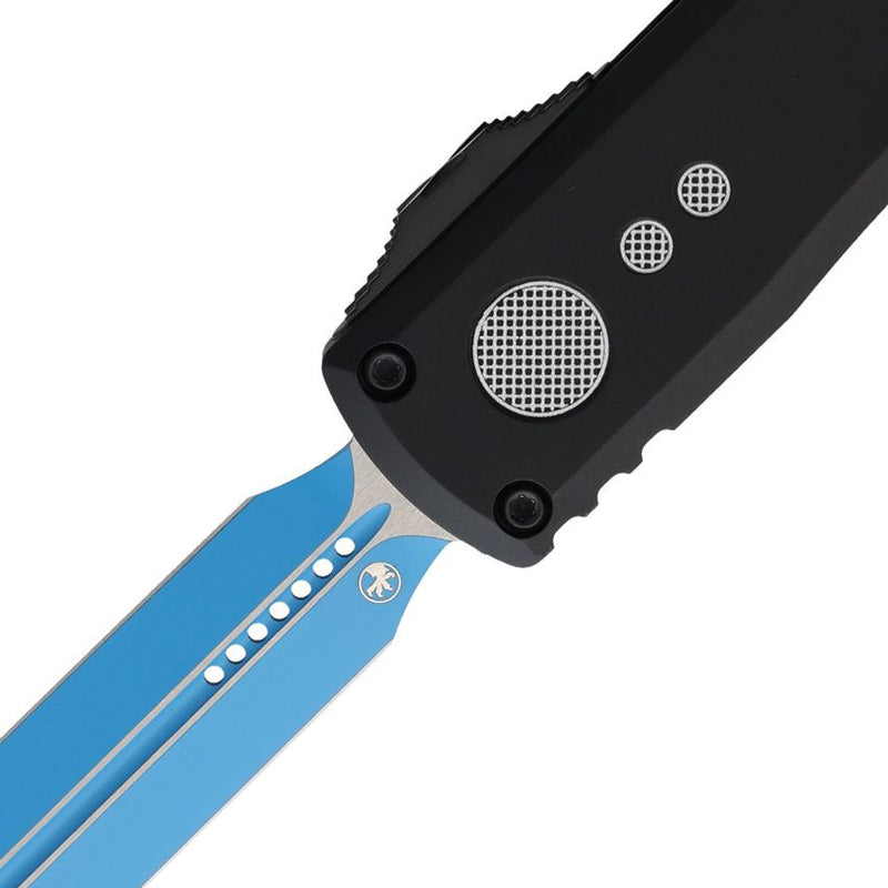 Microtech Auto Ultratech Gen IV D/E OTF Black Aluminum Automatic Knife [11224-1JK]
