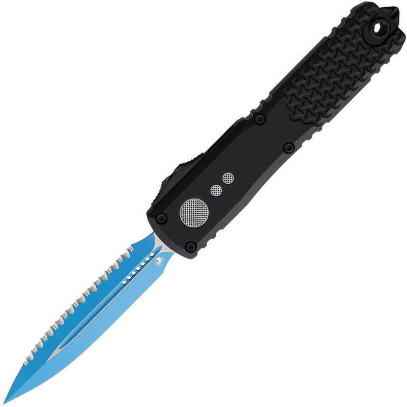 Microtech Auto Ultratech Gen IV D/E OTF Black Aluminum Automatic Knife [11224-3JK]