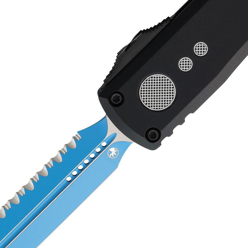 Microtech Auto Ultratech Gen IV D/E OTF Black Aluminum Automatic Knife [11224-3JK]