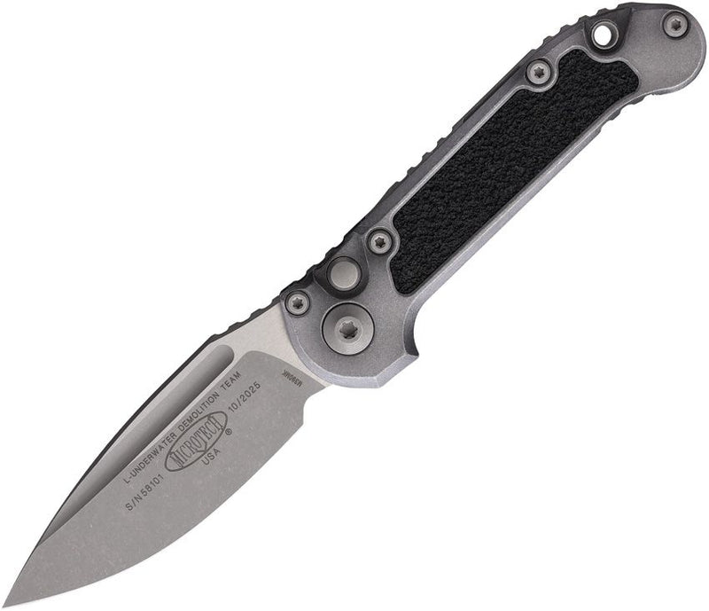 Microtech Auto LUDT Button Lock GenIII [1135-10APWME]