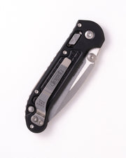 Microtech L-U.D.T. RAM-LOK S/E FRAG PATTERN STONEWASH STANDARD Black Aluminum (3.50" Bohler M390MK stainless) Folding Knife [1135RL-10FR] - product view 4