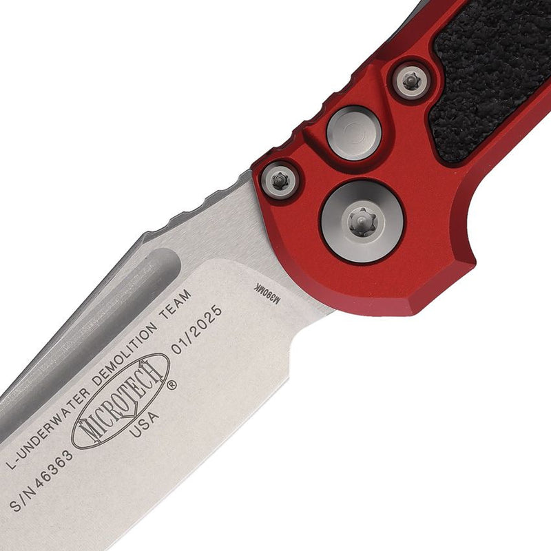 Microtech Auto LUDT Button Lock GenIII [1136-10RD]