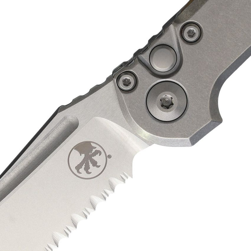 Microtech Auto LUDT Marfione Select Part-Serrated Automatic Knife [1136-11MS1]
