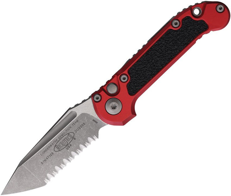 Microtech Auto LUDT Button Lock GenIII [1136-12APRD]