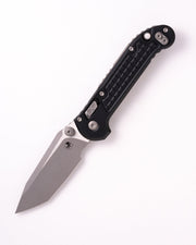 Microtech L.U.D.T. RAM-LOK T/E APOCALYPTIC FRAG PATTERN Black Aluminum (3.50" Bohler M390MK stainless) Folding Knife [1136RL-10APFR] - product view 3