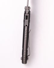 Microtech L.U.D.T. RAM-LOK T/E APOCALYPTIC FRAG PATTERN Black Aluminum (3.50" Bohler M390MK stainless) Folding Knife [1136RL-10APFR] - product view 5