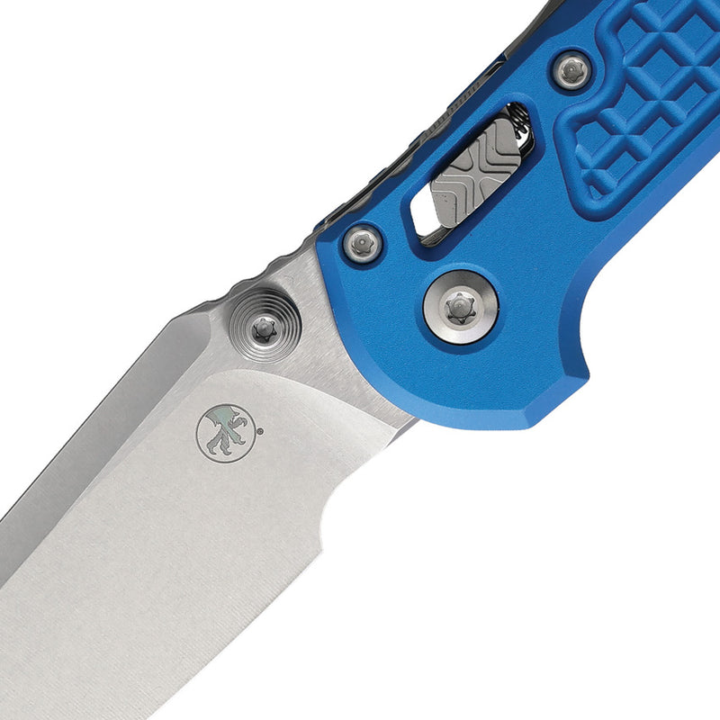 Microtech L.U.D.T. T/E Ram-Lok Frag Blue Folding Knife [1136RL-10FRBL] — view 2