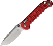 Microtech L-U.D.T. RAM-LOK T/E FRAG PATTERN Stonewash Standard RED Red Aluminum (3.43" Bohler M390MK) Folding Knife [1136RL-10FRRD] - product view 1
