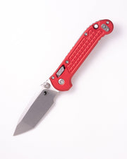 Microtech L-U.D.T. RAM-LOK T/E FRAG PATTERN Stonewash Standard RED Red Aluminum (3.43" Bohler M390MK) Folding Knife [1136RL-10FRRD] - product view 3
