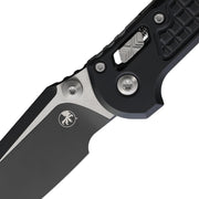 Microtech L.U.D.T. T/E Black Aluminum (3.50" Bohler M390MK stainless) Folding Knife [1136RL-1FR] - product view 2