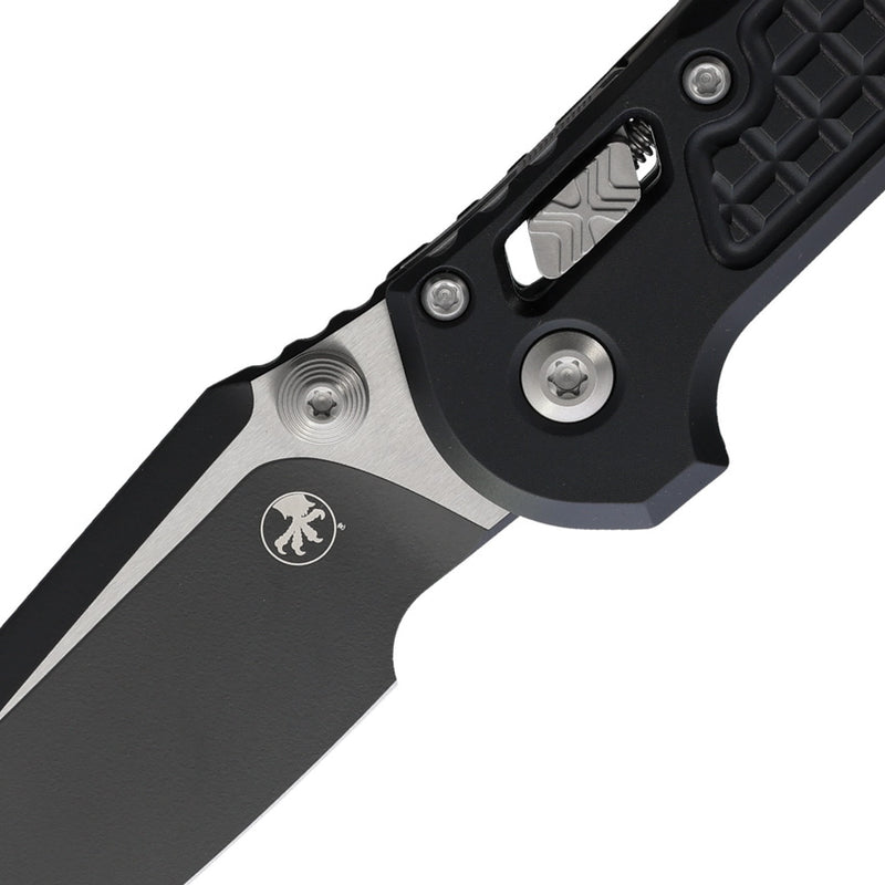 Microtech L.U.D.T. T/E Black Aluminum (3.50" Bohler M390MK stainless) Folding Knife [1136RL-1FR] - product view 2