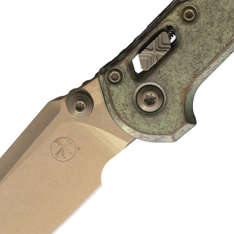 Microtech L.U.D.T. T/E Titanium (3.50" Bohler M390MK stainless) Folding Knife [1136RLS-13MS2] - product view 2