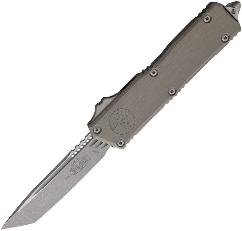 Microtech Auto Scarab II OTF T/E Gen III Gray Automatic Knife [1177-10APNC]