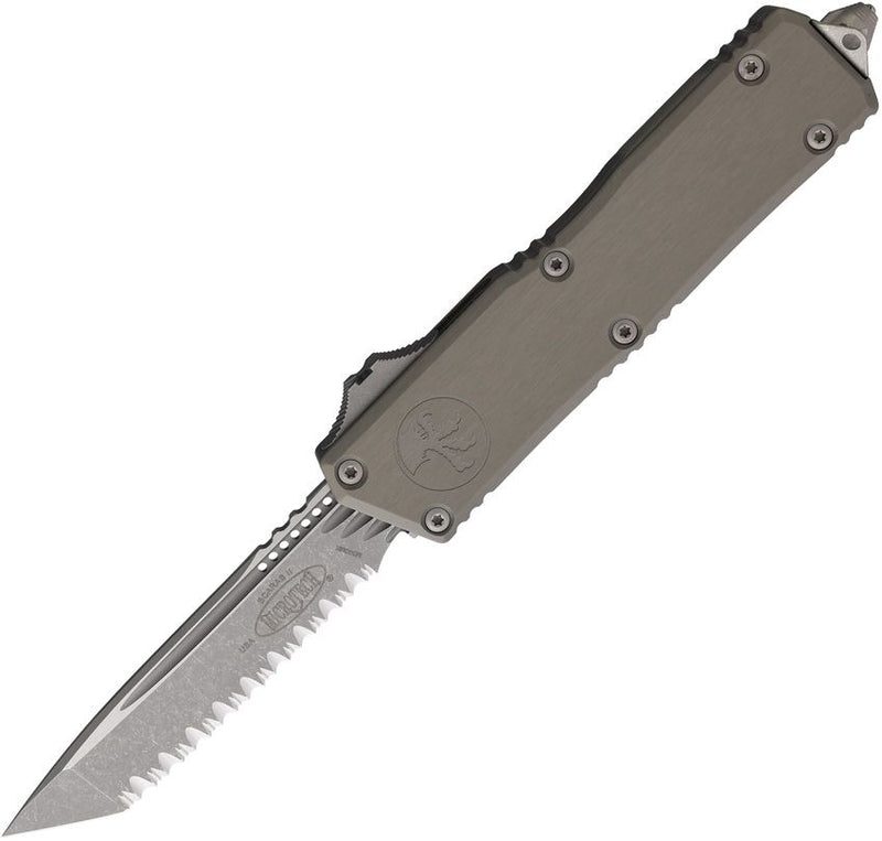 Microtech Auto Scarab II OTF T/E Gen III Gray Automatic Knife [1177-12APNC]