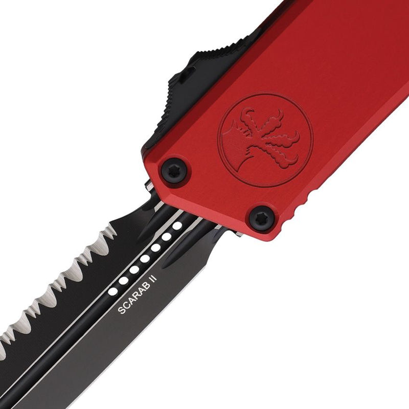 Microtech Auto Scarab II OTF Gen III Red Automatic Knife [1181-3RD]