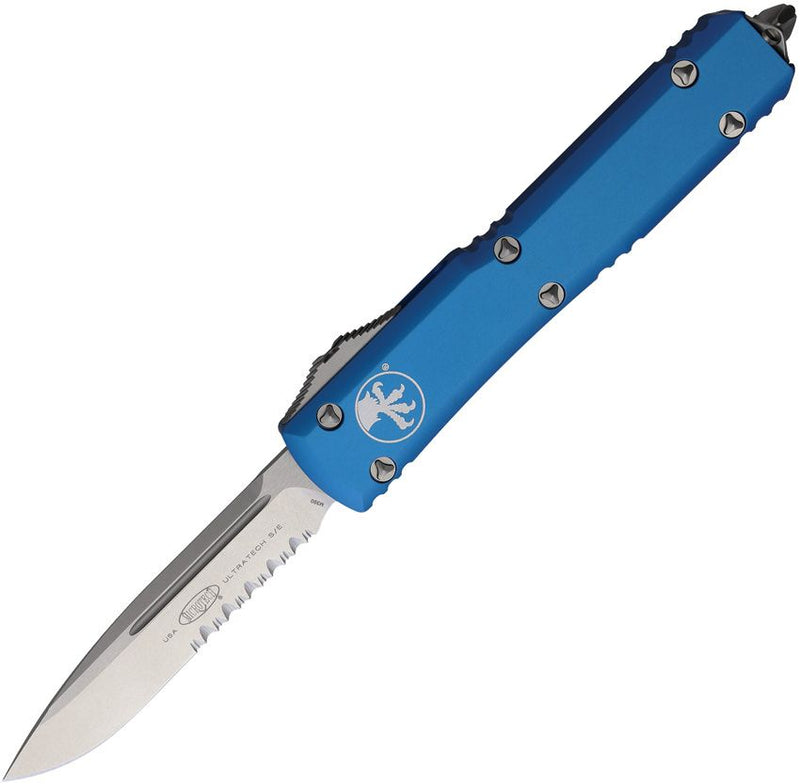 Microtech Ultratech S/E PS Blu OTF Blue (3.5" Stonewash) [121-11BL]
