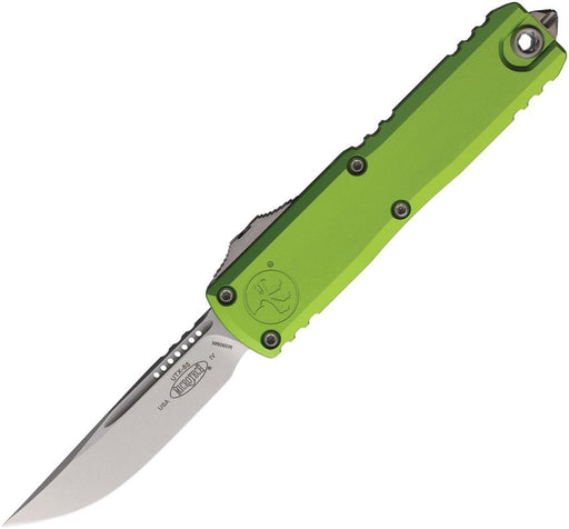 Microtech UTX-85 S/E Gen IV OTF Green (3" Stonewash) [12314-10NG]