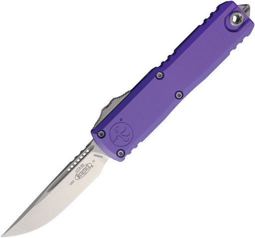 Microtech UTX-85 S/E Gen IV OTF Purple (3" Stonewash) [12314-10PU]