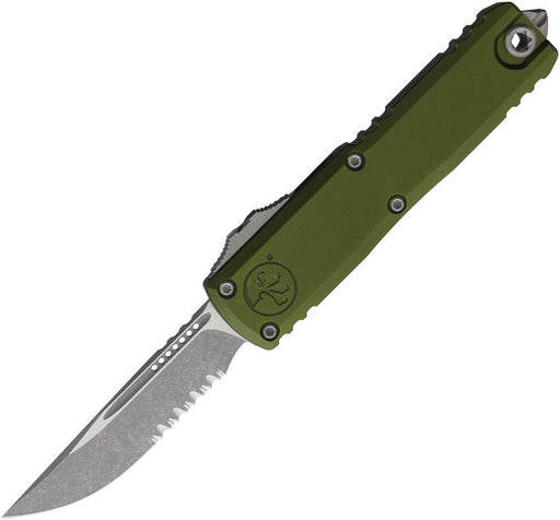 Microtech UTX-85 S/E Gen IV OTF Green (3" Apocalyptic) [12314-11APOD]